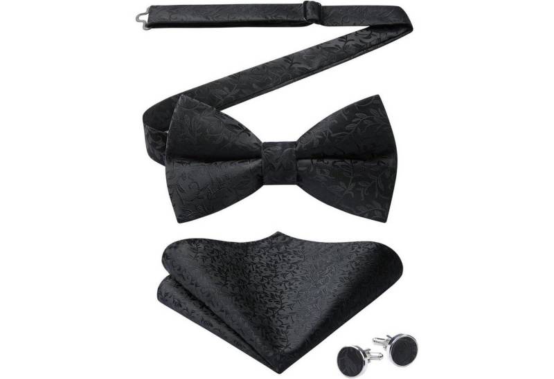 LuxusKollektion Krawatte Fliege Herren Paisley Einstecktuch Manschettenknöpfe Set A10-schwarz LuxusKollektion Krawatte Fliege Herren Paisley Einstecktuch Manschettenknöpfe Set A10-schwarz von LuxusKollektion
