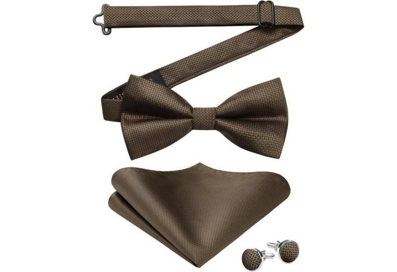 LuxusKollektion Krawatte Fliege Herren Paisley Einstecktuch Manschettenknöpfe Set A2 Braun LuxusKollektion Krawatte Fliege Herren Paisley Einstecktuch Manschettenknöpfe Set A2 Braun von LuxusKollektion