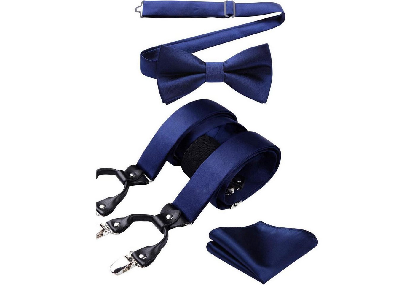 LuxusKollektion Krawatte Hosenträger Herren 6 Clips Y Form Navy Blau 2 Einheitsgröße LuxusKollektion Krawatte Hosenträger Herren 6 Clips Y Form Navy Blau 2 Einheitsgröße von LuxusKollektion