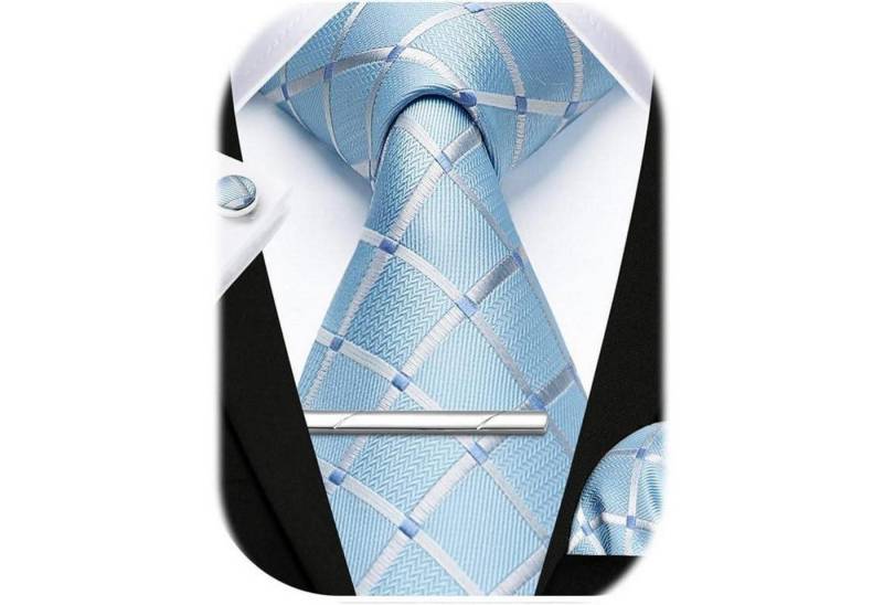 LuxusKollektion Krawatte Krawatte Herren Hochzeit Einstecktuch Manschettenknöpfe Baby blau LuxusKollektion Krawatte Krawatte Herren Hochzeit Einstecktuch Manschettenknöpfe Baby blau von LuxusKollektion