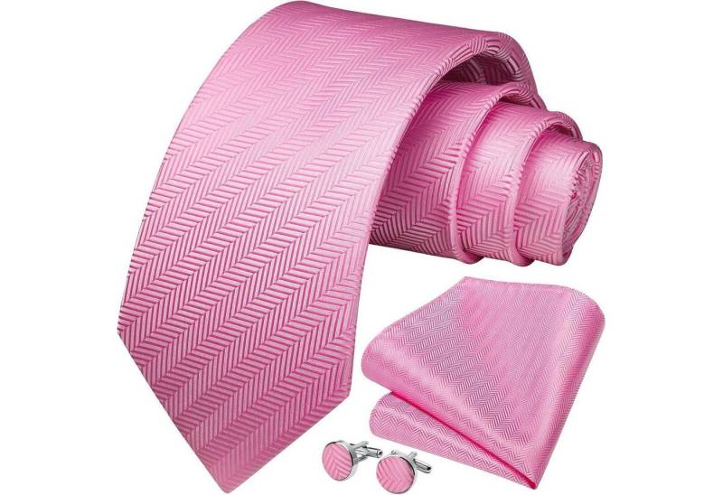 LuxusKollektion Krawatte Krawatte Herren Hochzeit Einstecktuch Manschettenknöpfe Gestreift Rosa LuxusKollektion Krawatte Krawatte Herren Hochzeit Einstecktuch Manschettenknöpfe Gestreift Rosa von LuxusKollektion