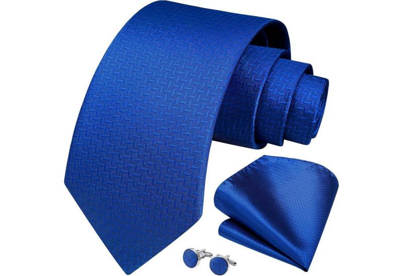 LuxusKollektion Krawatte Krawatte Herren Hochzeit Einstecktuch Manschettenknöpfe Set Blau LuxusKollektion Krawatte Krawatte Herren Hochzeit Einstecktuch Manschettenknöpfe Set Blau von LuxusKollektion