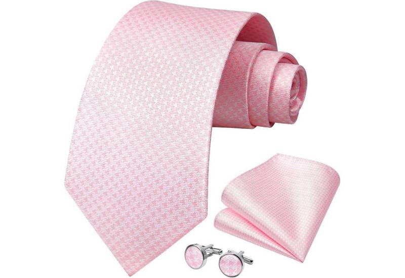 LuxusKollektion Krawatte Krawatte Herren Hochzeit Einstecktuch Manschettenknöpfe Set Rosa-3 LuxusKollektion Krawatte Krawatte Herren Hochzeit Einstecktuch Manschettenknöpfe Set Rosa-3 von LuxusKollektion