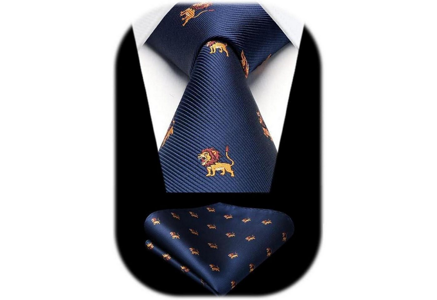 LuxusKollektion Krawatte Krawatte Herren Hochzeit Tiermuster Navy Blau 4 Einheitsgröße LuxusKollektion Krawatte Krawatte Herren Hochzeit Tiermuster Navy Blau 4 Einheitsgröße von LuxusKollektion