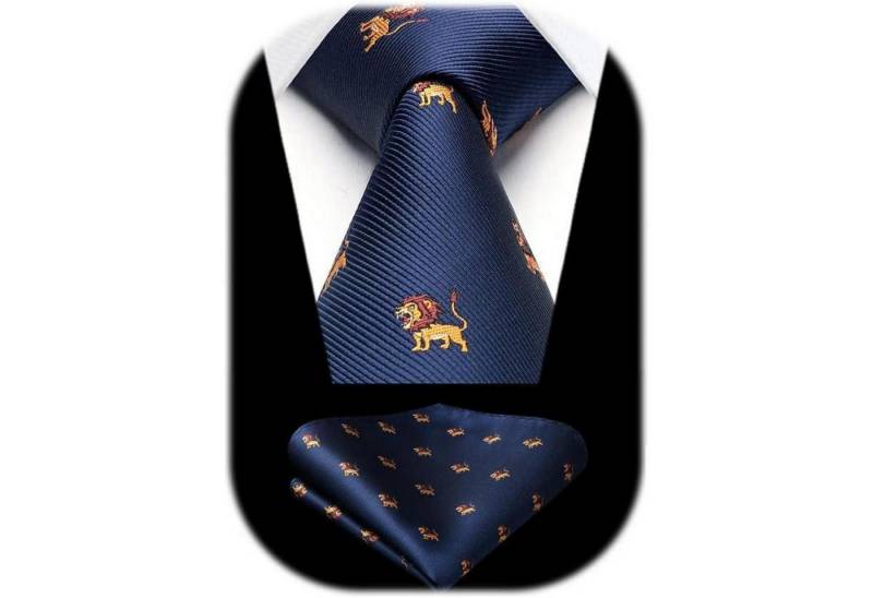 LuxusKollektion Krawatte Krawatte Herren Hochzeit Tiermuster Navy Blau 4 Einheitsgröße LuxusKollektion Krawatte Krawatte Herren Hochzeit Tiermuster Navy Blau 4 Einheitsgröße von LuxusKollektion