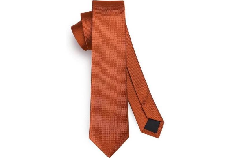 LuxusKollektion Krawatte Krawatte Herren Seide Einfarbig 6cm Business Hochzeit Orange LuxusKollektion Krawatte Krawatte Herren Seide Einfarbig 6cm Business Hochzeit Orange von LuxusKollektion