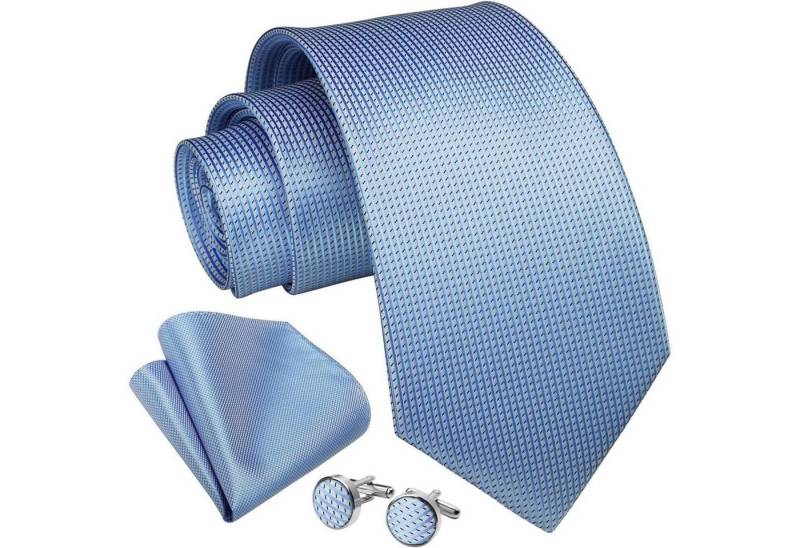 LuxusKollektion Krawatte Krawatte Herren Seide Hochzeit Manschettenknöpfe Set C2 Himmelblau LuxusKollektion Krawatte Krawatte Herren Seide Hochzeit Manschettenknöpfe Set C2 Himmelblau von LuxusKollektion