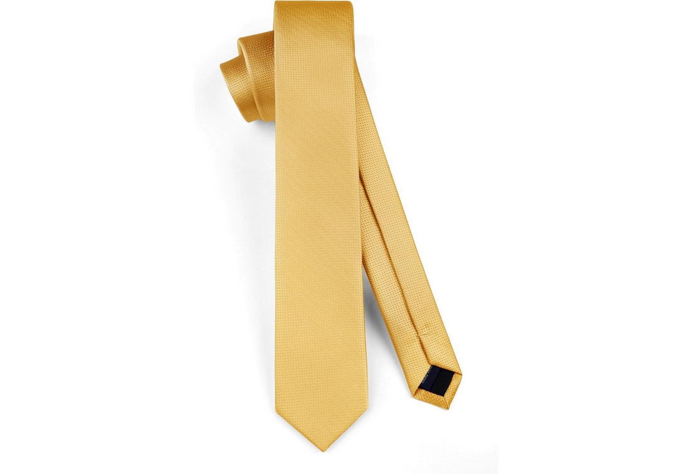 LuxusKollektion Krawatte Krawatte Herren schmal Seide Hochzeit Business Gold-01 Einheitsgröße von LuxusKollektion