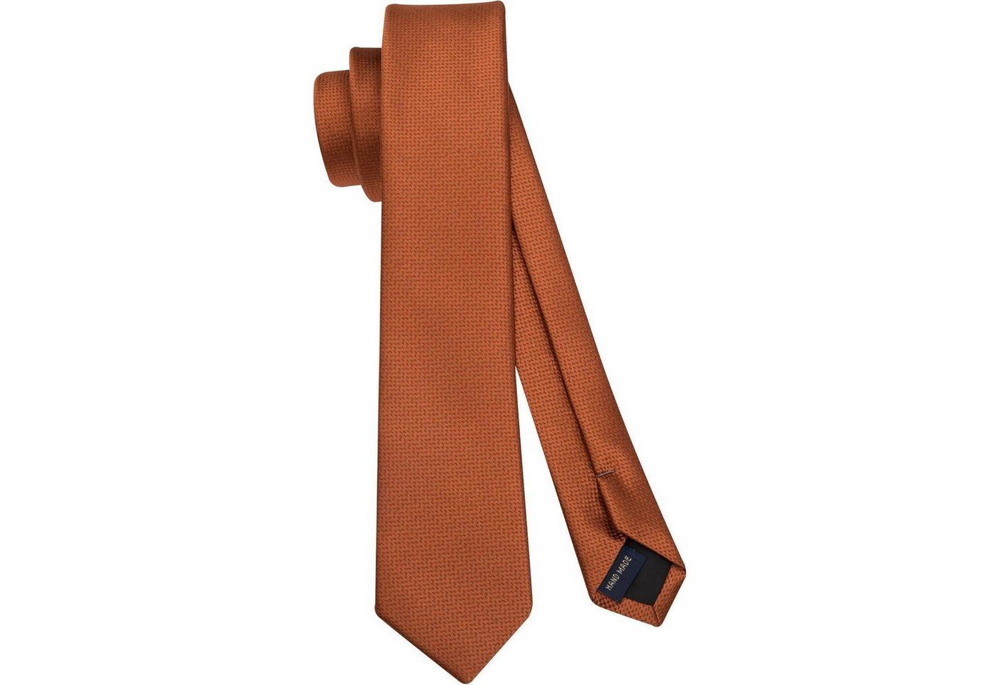 LuxusKollektion Krawatte Krawatte Herren schmale Seide 6cm Gebranntes Orange Einheitsgröße LuxusKollektion Krawatte Krawatte Herren schmale Seide 6cm Gebranntes Orange Einheitsgröße von LuxusKollektion