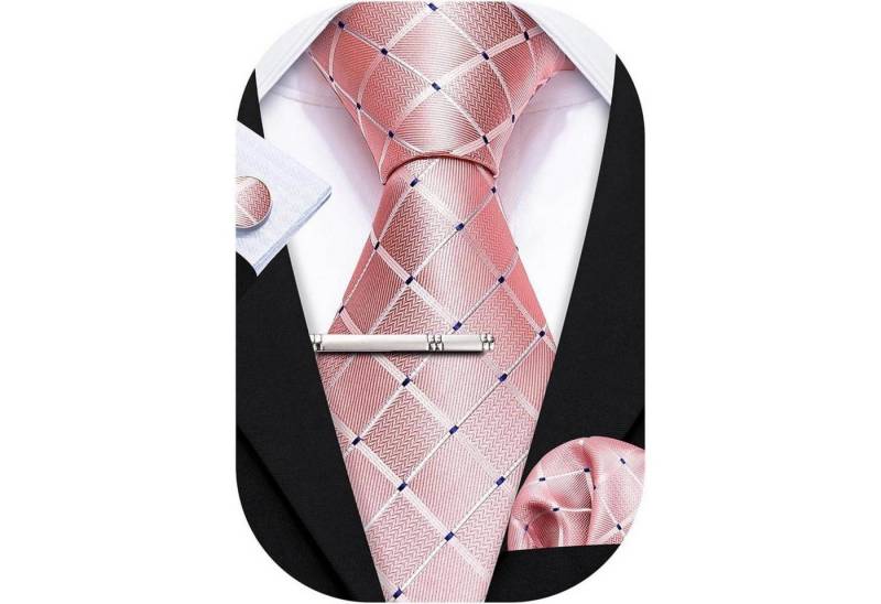 LuxusKollektion Krawatte Krawatte Seide Paisley Einstecktuch Manschettenknopf Party hellrosa LuxusKollektion Krawatte Krawatte Seide Paisley Einstecktuch Manschettenknopf Party hellrosa von LuxusKollektion