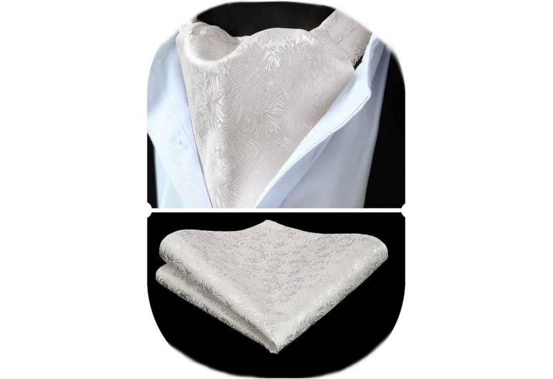 LuxusKollektion Krawatte Krawattenschal Herren Ascot Paisley Champagner - 02 Einheitsgröße LuxusKollektion Krawatte Krawattenschal Herren Ascot Paisley Champagner - 02 Einheitsgröße von LuxusKollektion