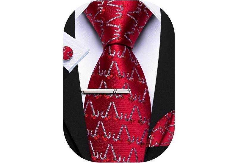 LuxusKollektion Krawatte Krawattenset Herren Einstecktuch Manschettenknöpfe Seide weinrot LuxusKollektion Krawatte Krawattenset Herren Einstecktuch Manschettenknöpfe Seide weinrot von LuxusKollektion
