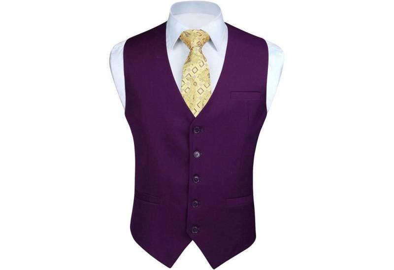LuxusKollektion Krawatte Weste Herren Baumwolle Hochzeit Party 3XL Lila LuxusKollektion Krawatte Weste Herren Baumwolle Hochzeit Party 3XL Lila von LuxusKollektion