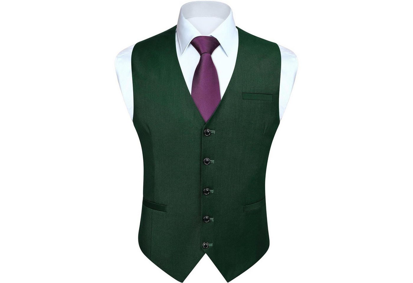 LuxusKollektion Krawatte Weste Herren Baumwolle Hochzeit Party 4XL Waldgrün LuxusKollektion Krawatte Weste Herren Baumwolle Hochzeit Party 4XL Waldgrün von LuxusKollektion