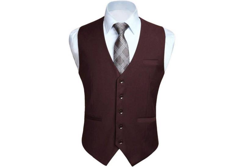 LuxusKollektion Krawatte Weste Herren Baumwolle Hochzeit Party XXL Braun LuxusKollektion Krawatte Weste Herren Baumwolle Hochzeit Party XXL Braun von LuxusKollektion