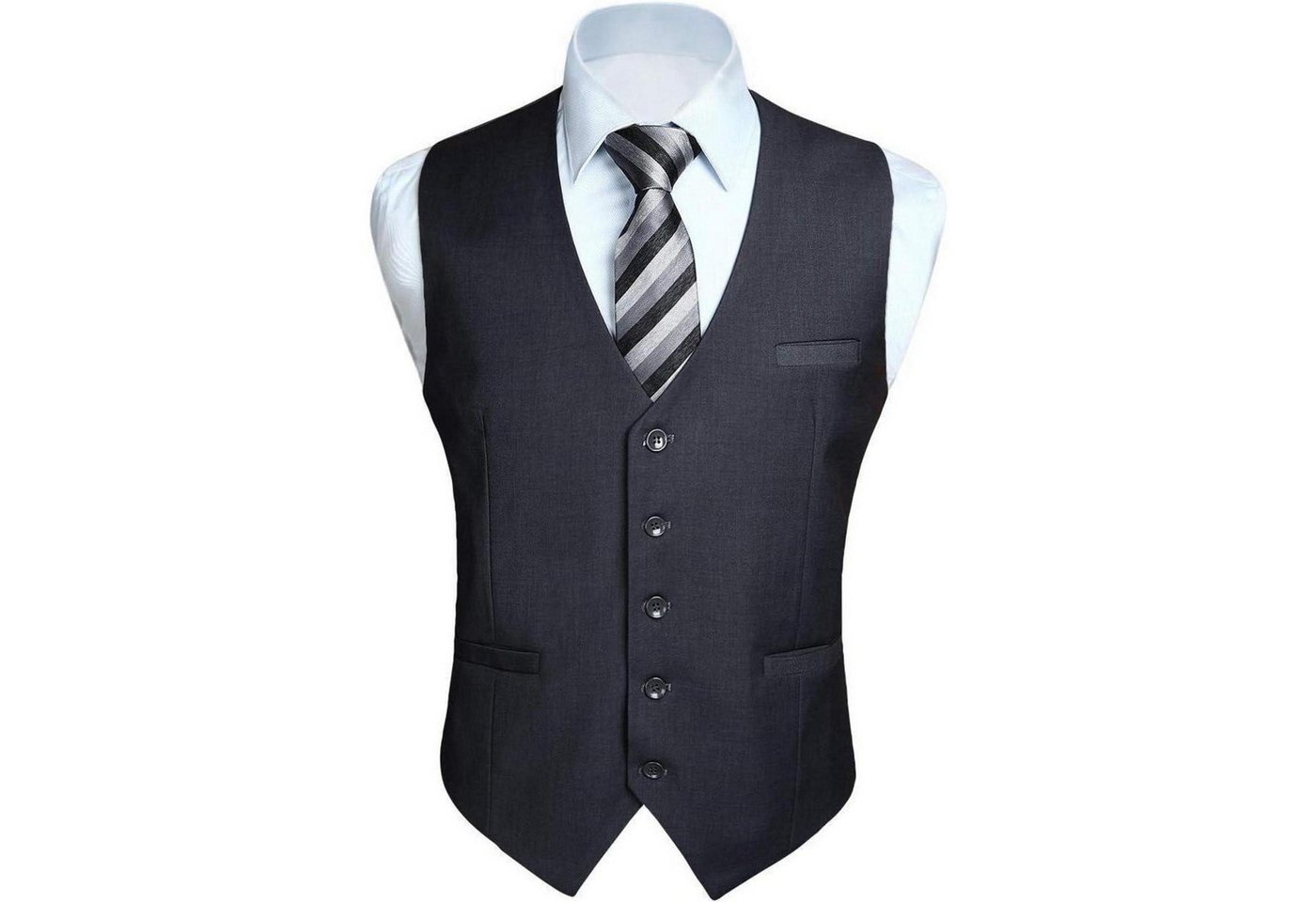 LuxusKollektion Krawatte Weste Herren Hochzeit Party Baumwolle S Grau LuxusKollektion Krawatte Weste Herren Hochzeit Party Baumwolle S Grau von LuxusKollektion