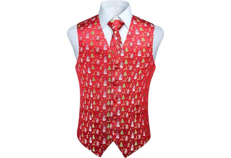 LuxusKollektion Krawatte Weste Herren Weihnachten Krawatte Taschentuch Anzugset 4XL XXL Rot LuxusKollektion Krawatte Weste Herren Weihnachten Krawatte Taschentuch Anzugset 4XL XXL Rot von LuxusKollektion