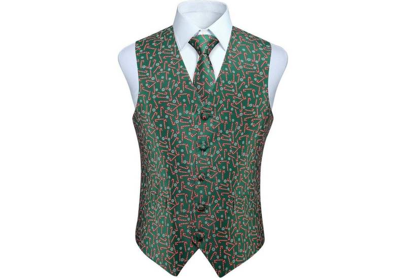 LuxusKollektion Krawatte Weste Herren Weihnachten Santa Claus Krawatte Anzugset S Grun-1 LuxusKollektion Krawatte Weste Herren Weihnachten Santa Claus Krawatte Anzugset S Grun-1 von LuxusKollektion