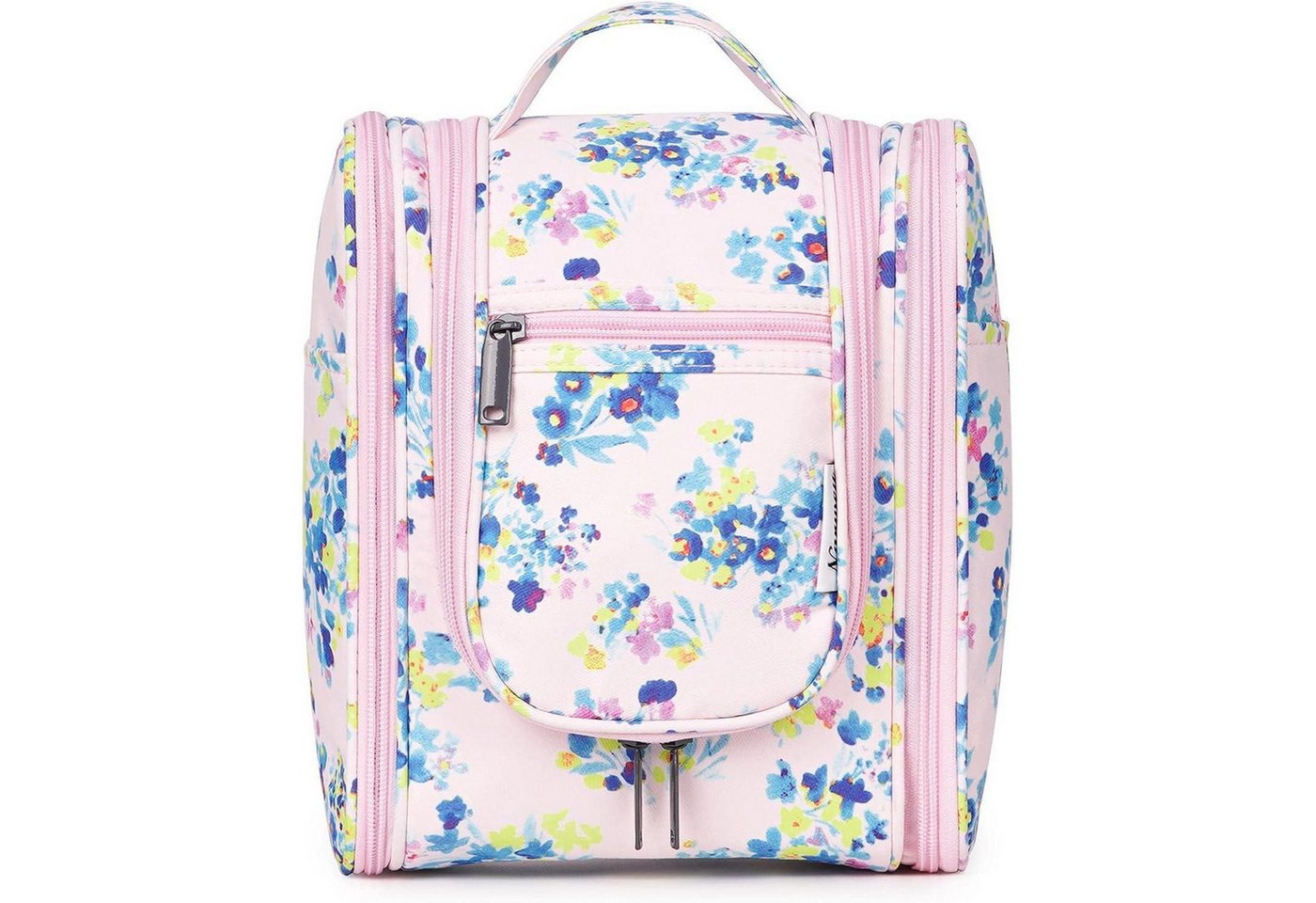 LuxusKollektion Kulturbeutel Kulturbeutel Damen Herren Kinder Kosmetiktasche A-pinke Blume S von LuxusKollektion