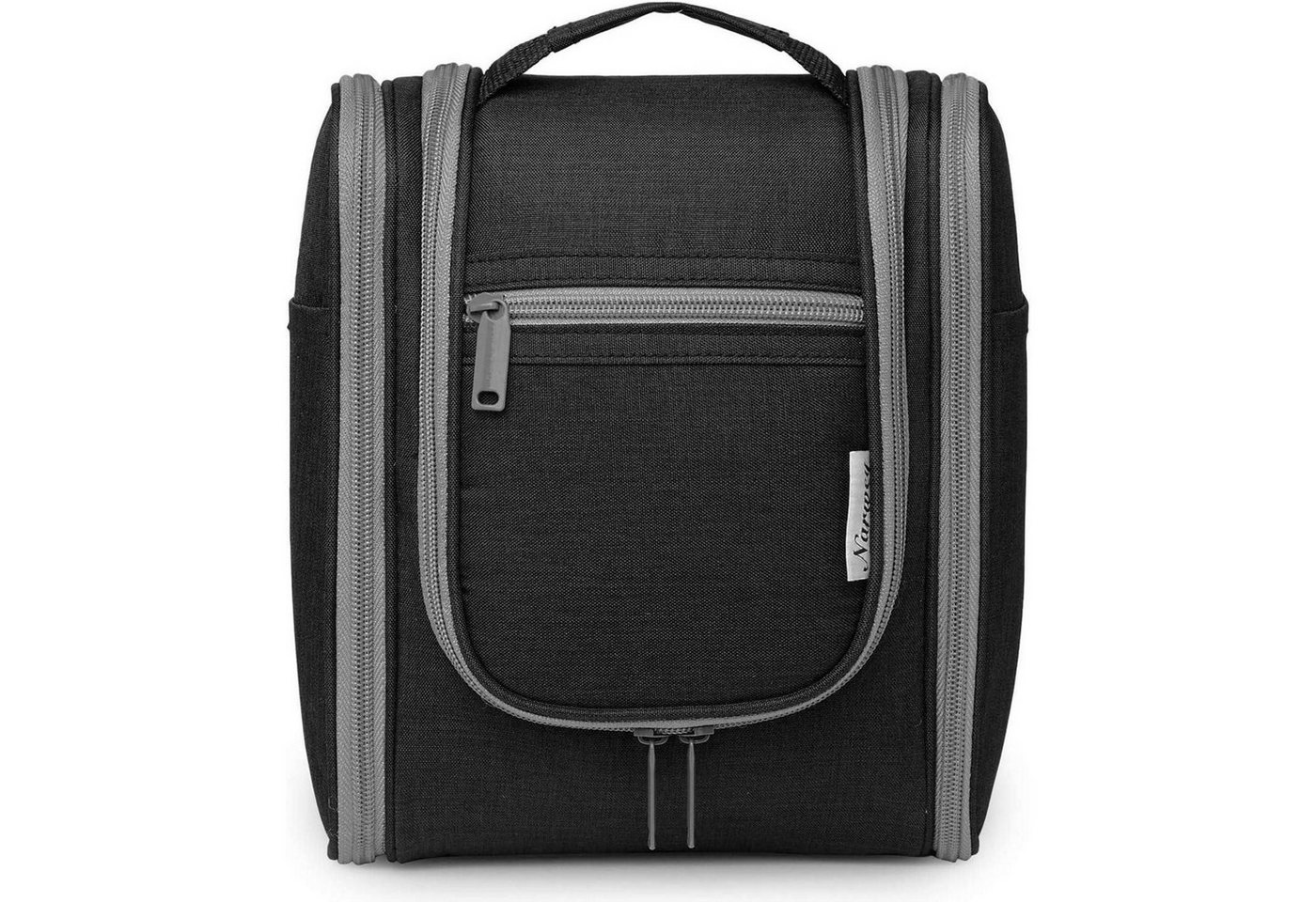 LuxusKollektion Kulturbeutel Kulturbeutel Damen Herren Kosmetiktasche Kinder Schwarz S von LuxusKollektion