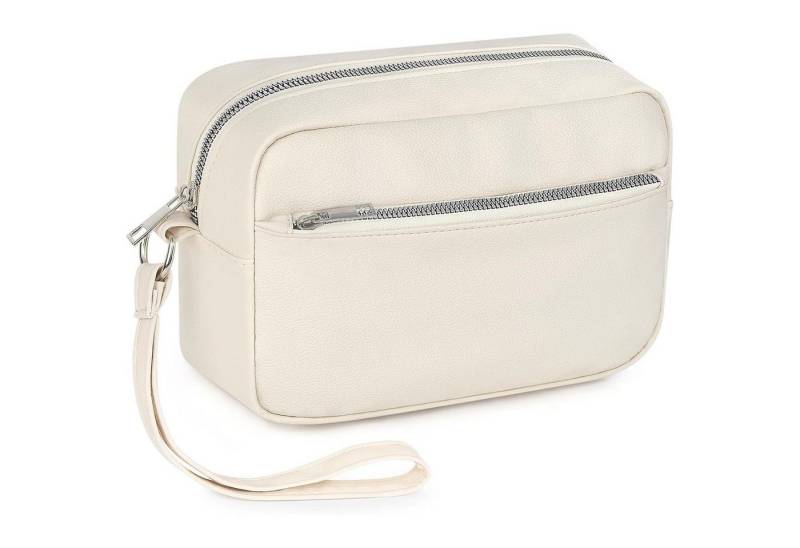 LuxusKollektion Kulturbeutel Kulturbeutel Damen Herren Reise Kulturtasche weiß 24x14x7cm LuxusKollektion Kulturbeutel Kulturbeutel Damen Herren Reise Kulturtasche weiß 24x14x7cm von LuxusKollektion