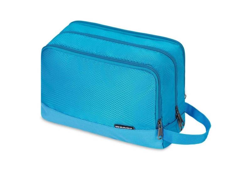 LuxusKollektion Kulturbeutel Kulturbeutel Herren Damen Reise Kosmetiktasche A-pures Himmelblau von LuxusKollektion