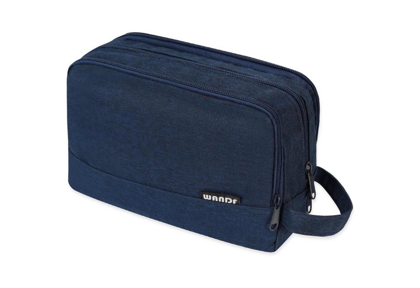 LuxusKollektion Kulturbeutel Kulturbeutel Herren Damen Reise Kosmetiktasche Denim Pure Marineblau von LuxusKollektion