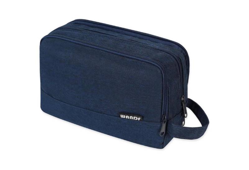 LuxusKollektion Kulturbeutel Kulturbeutel Herren Damen Reise Kosmetiktasche Denim Pure Marineblau von LuxusKollektion