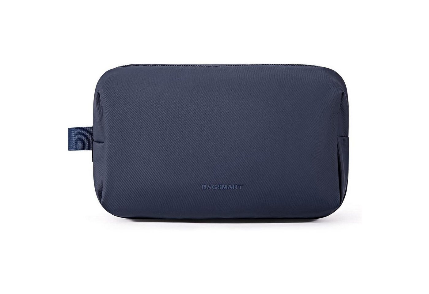 LuxusKollektion Kulturbeutel Kulturbeutel Herren Reise Dopp Kit Basic Blau-lederfolie-1 von LuxusKollektion