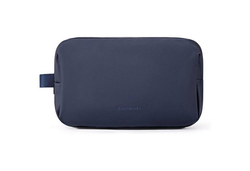 LuxusKollektion Kulturbeutel Kulturbeutel Herren Reise Dopp Kit Basic Blau-lederfolie-1 von LuxusKollektion