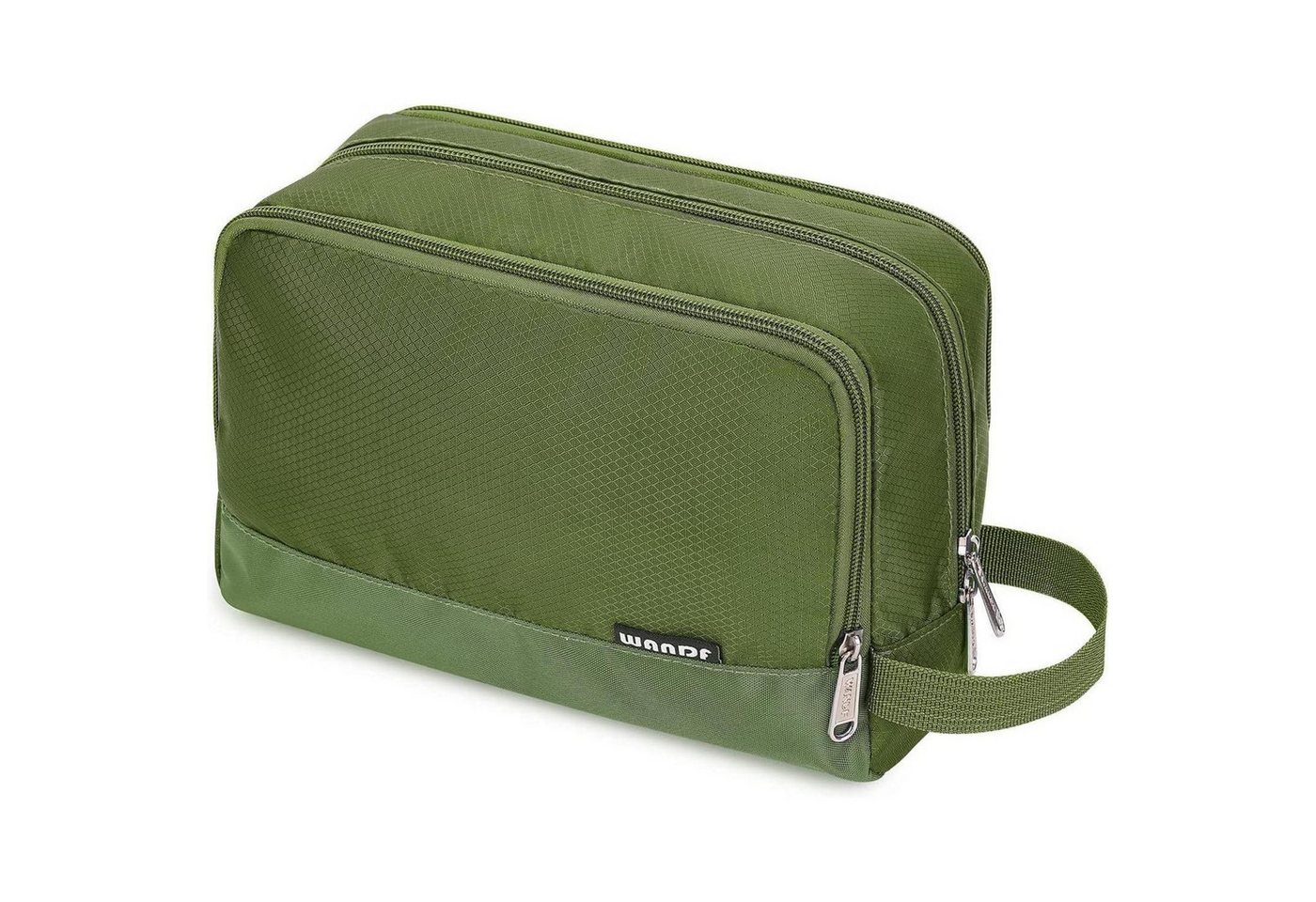 LuxusKollektion Kulturbeutel Kulturbeutel Herren Reise Kosmetiktasche A-pures Armee Grün von LuxusKollektion