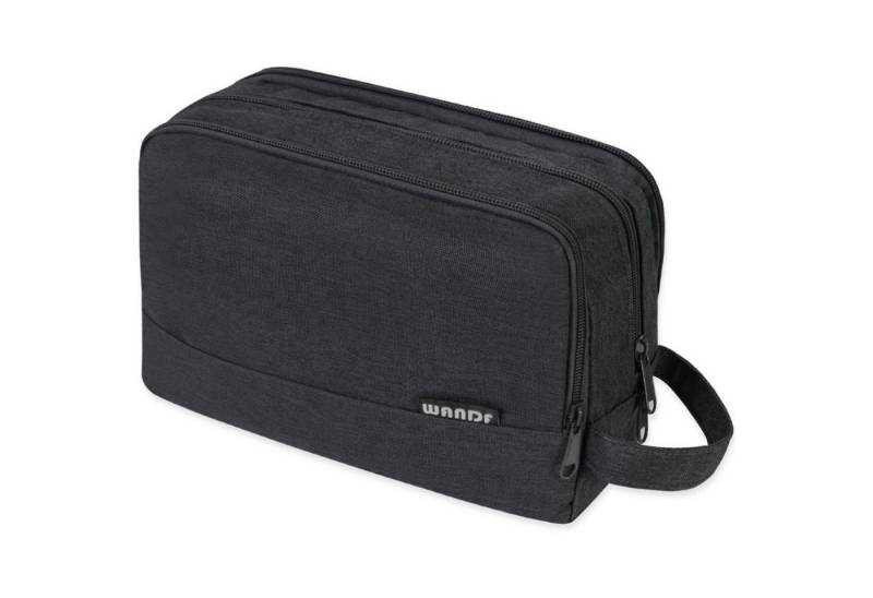 LuxusKollektion Kulturbeutel Kulturbeutel Herren Reise Kosmetiktasche Denim Pure Schwarz LuxusKollektion Kulturbeutel Kulturbeutel Herren Reise Kosmetiktasche Denim Pure Schwarz von LuxusKollektion