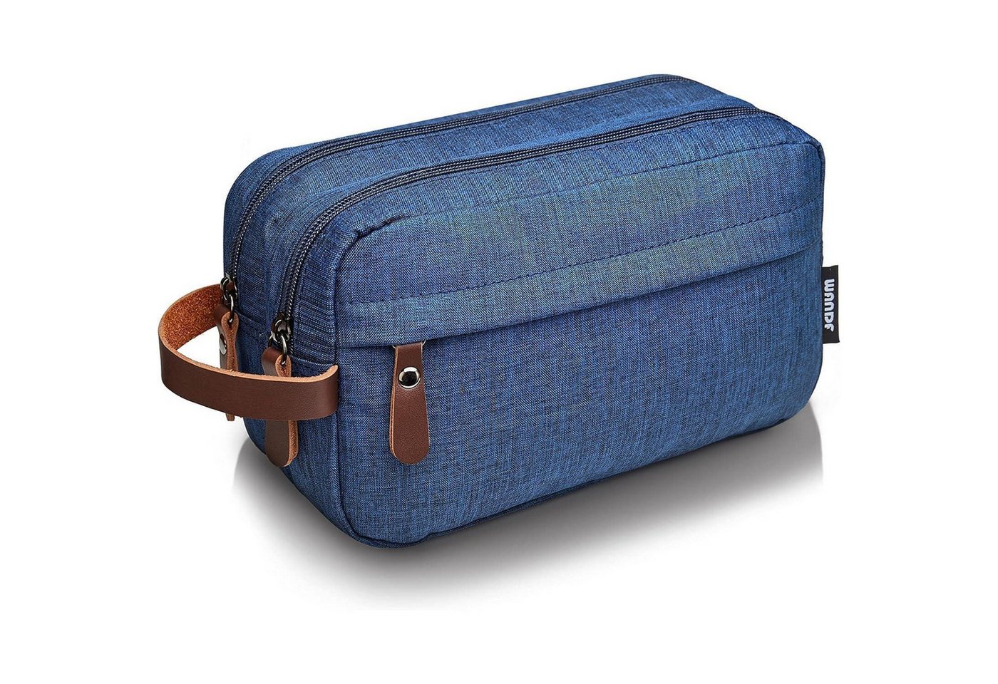 LuxusKollektion Kulturbeutel Kulturbeutel Herren Reise Kosmetiktasche Reisezubehör B Blau von LuxusKollektion