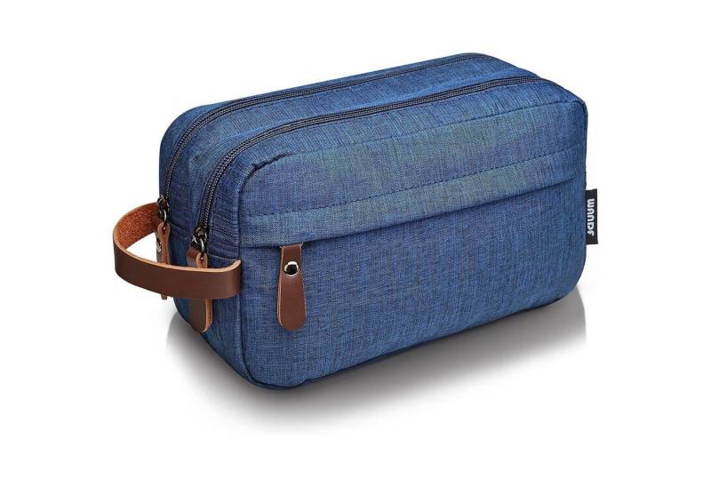 LuxusKollektion Kulturbeutel Kulturbeutel Herren Reise Kosmetiktasche Reisezubehör B Blau von LuxusKollektion