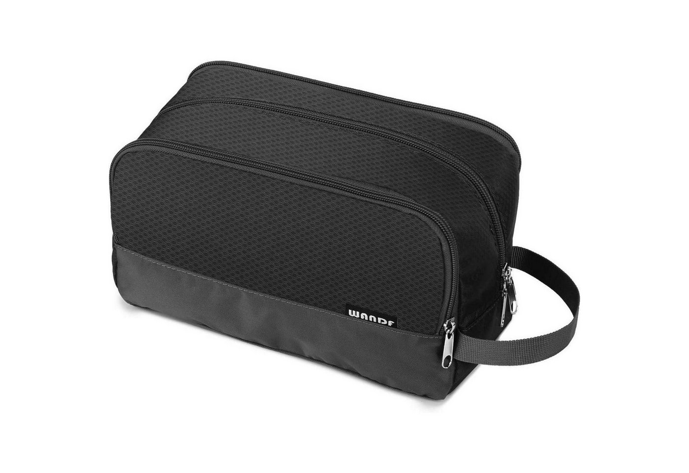 LuxusKollektion Kulturbeutel Kulturbeutel Herren Reise Kosmetiktasche Toilettenorganizer A Schwarz von LuxusKollektion