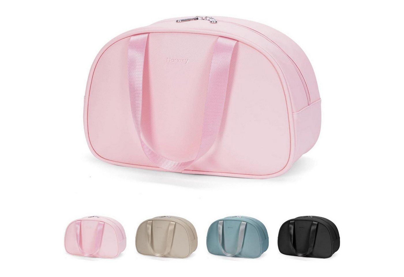 LuxusKollektion Kulturbeutel Kulturbeutel Kosmetiktasche Reise Makeup Organizer Damen Zx-rosa von LuxusKollektion