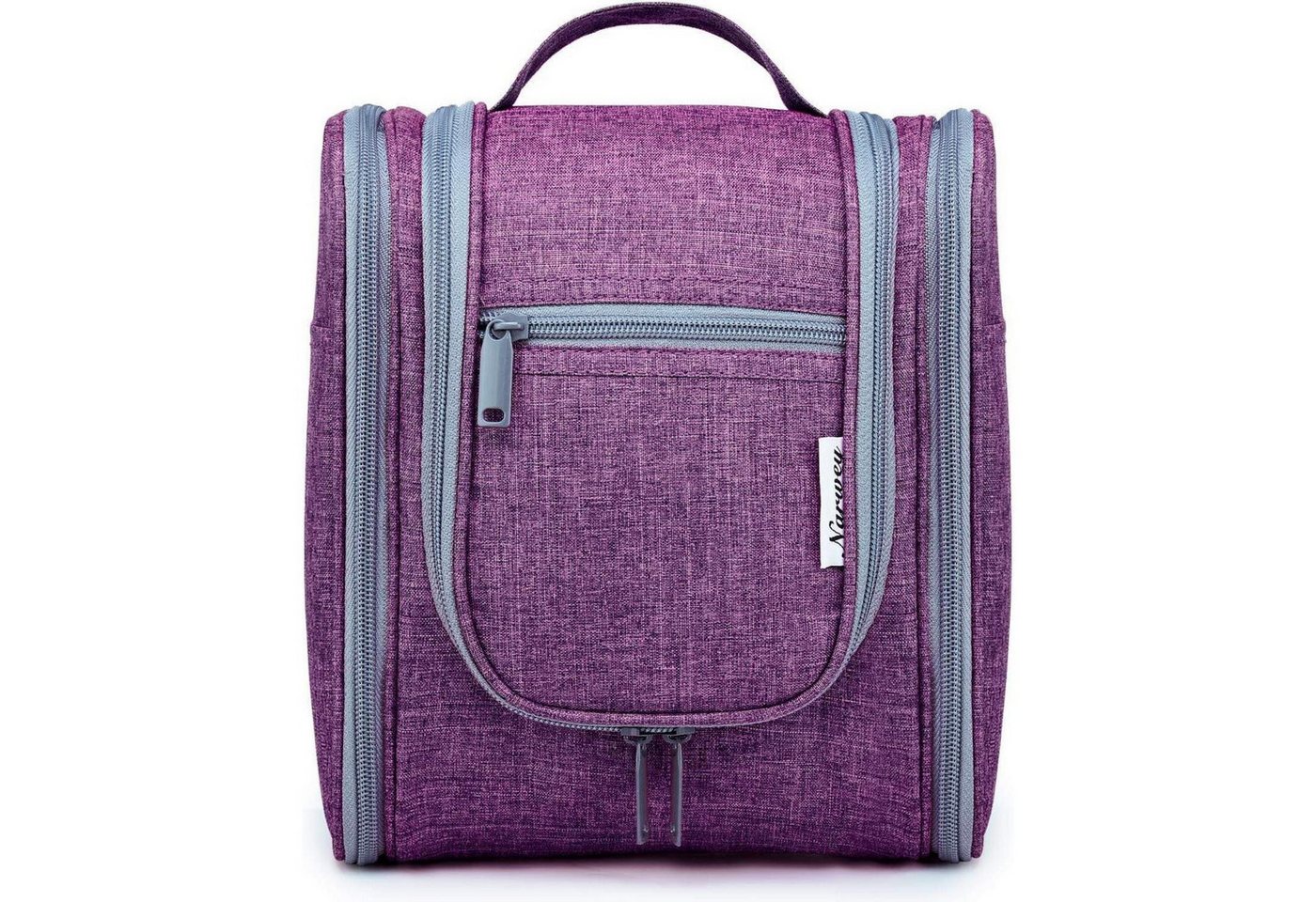 LuxusKollektion Kulturbeutel Kulturbeutel Kulturtasche Kosmetiktasche Damen Herren Kinder Violett S von LuxusKollektion