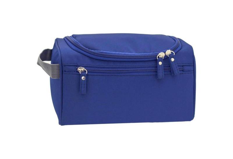 LuxusKollektion Kulturbeutel Kulturbeutel Reise Kosmetiktasche Waschtasche Herren Damen Dunkel Blau von LuxusKollektion