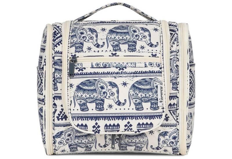 LuxusKollektion Kulturbeutel Kulturbeutel groß Damen Herren Kinder Elefant Aufhängen A-elefant L von LuxusKollektion