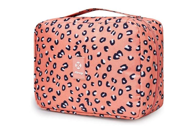 LuxusKollektion Kulturbeutel Kulturtasche Damen Groß Aufhängen Herren Kulturbeutel Leopard von LuxusKollektion