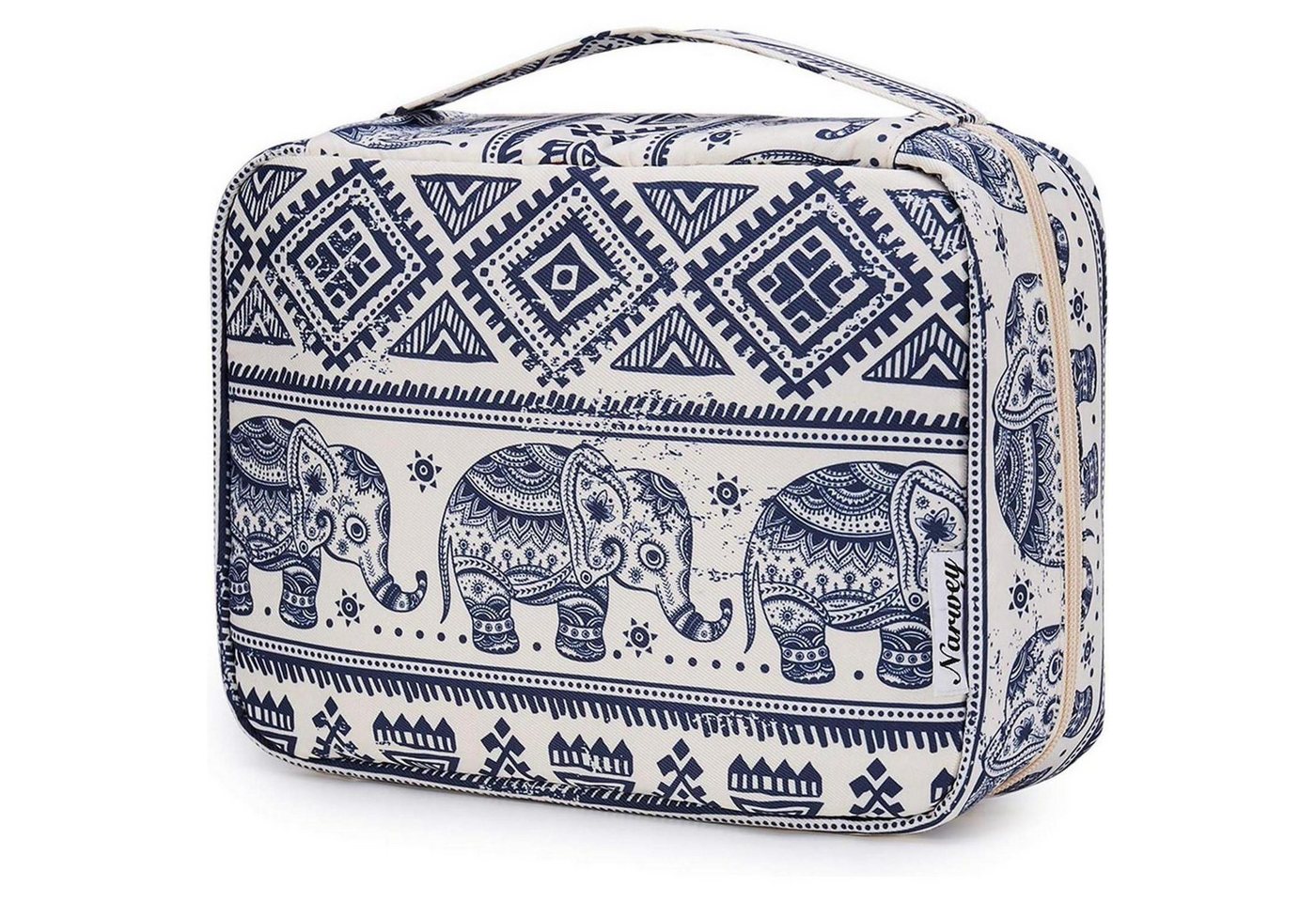 LuxusKollektion Kulturbeutel Kulturtasche Kulturbeutel Damen Herren Aufhängen Elefant von LuxusKollektion