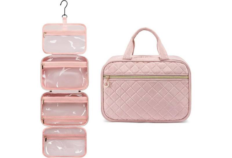 LuxusKollektion Kulturbeutel Kulturtasche für Damen wasserdicht mit 360°Drehbare Haken von LuxusKollektion