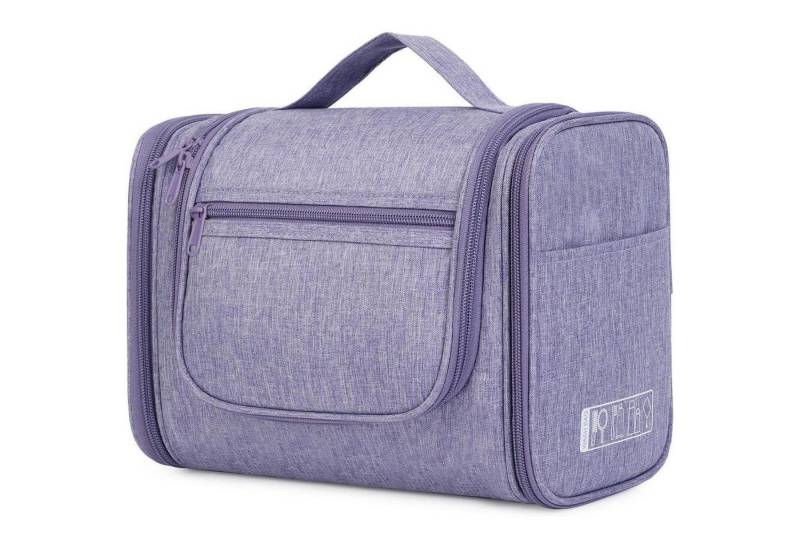 LuxusKollektion Kulturbeutel Waschtasche Kulturtasche Kulturbeutel Aufhängen Reisen Damen Violett von LuxusKollektion