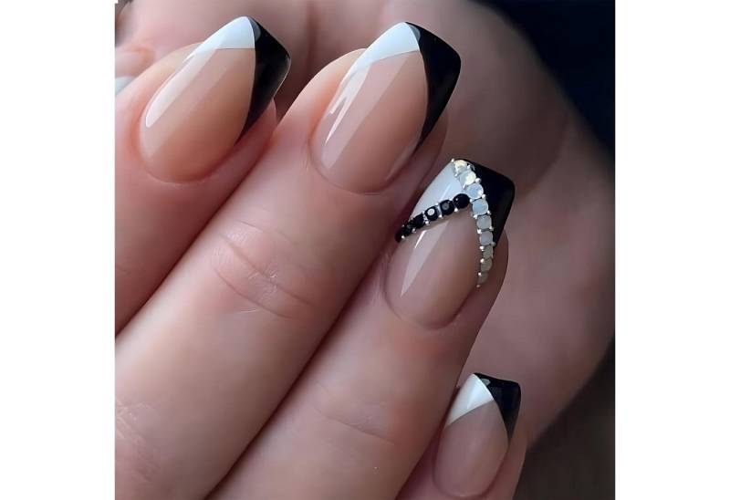 LuxusKollektion Kunstfingernägel 24 Stück Press On Nails Kurz Coffin Quadratisch von LuxusKollektion