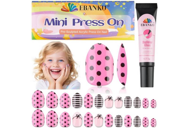 LuxusKollektion Kunstfingernägel Falsche Nägel 24 Kinder Mädchen Nagelkleber Fliege LuxusKollektion Kunstfingernägel Falsche Nägel 24 Kinder Mädchen Nagelkleber Fliege von LuxusKollektion