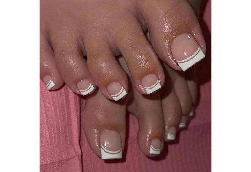 LuxusKollektion Kunstfingernägel Klebenägel 24 Stück FullCover Frauen M 2470 von LuxusKollektion