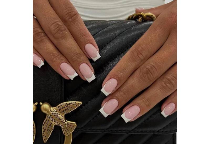 LuxusKollektion Kunstfingernägel Klebennägel 24 Stück Full Cover Press On Frauen Mädchen M 2164 von LuxusKollektion