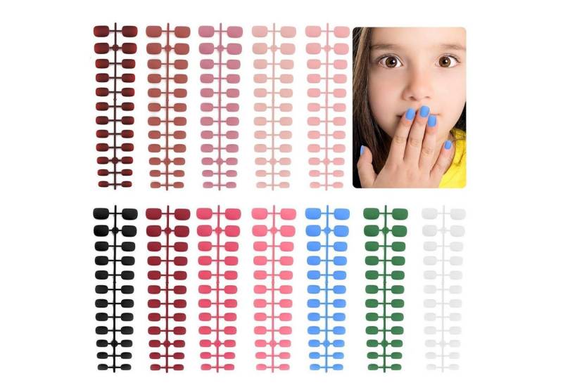 LuxusKollektion Kunstfingernägel Künstliche Nägel 288 Stück kurz quadratisch matt 12 Farben Kinder LuxusKollektion Kunstfingernägel Künstliche Nägel 288 Stück kurz quadratisch matt 12 Farben Kinder von LuxusKollektion