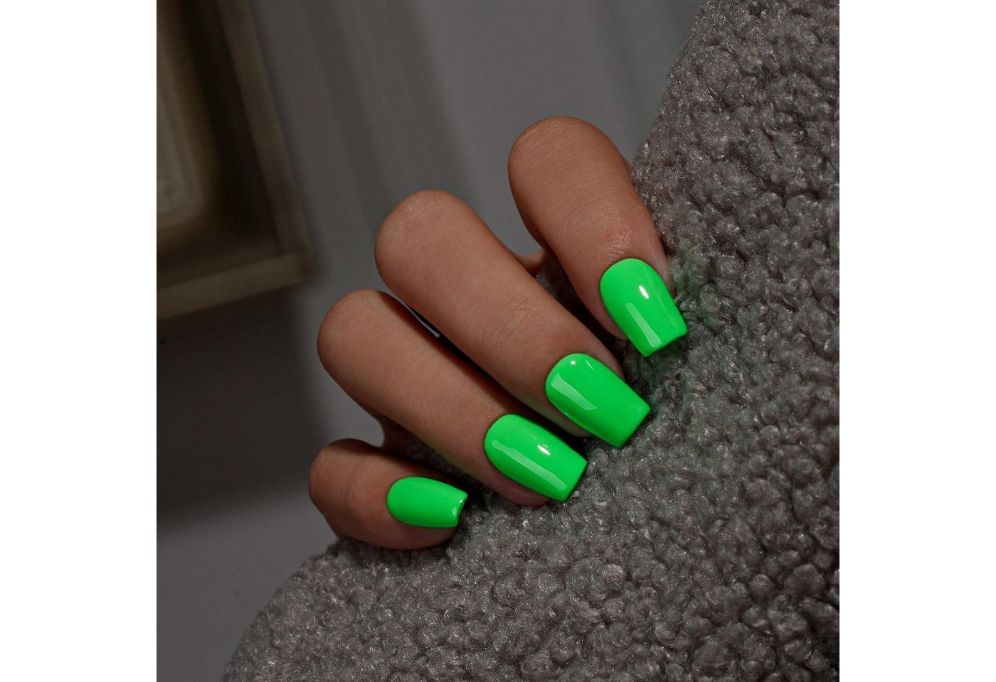 LuxusKollektion Kunstfingernägel Künstliche Nägel Kurz Mittel Sarg Türkis Grün 28 Stück Helles Grün von LuxusKollektion