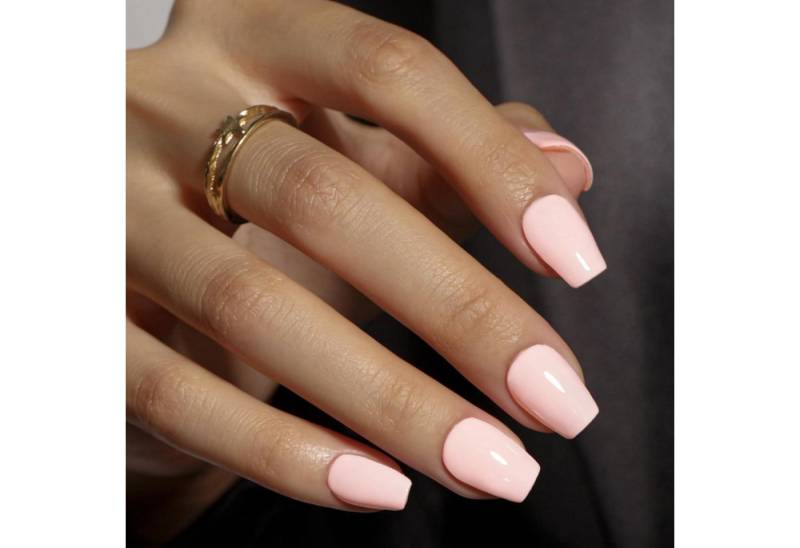 LuxusKollektion Kunstfingernägel Künstliche Nägel Kurz Sarg Koralle 30 Stück Rosa von LuxusKollektion